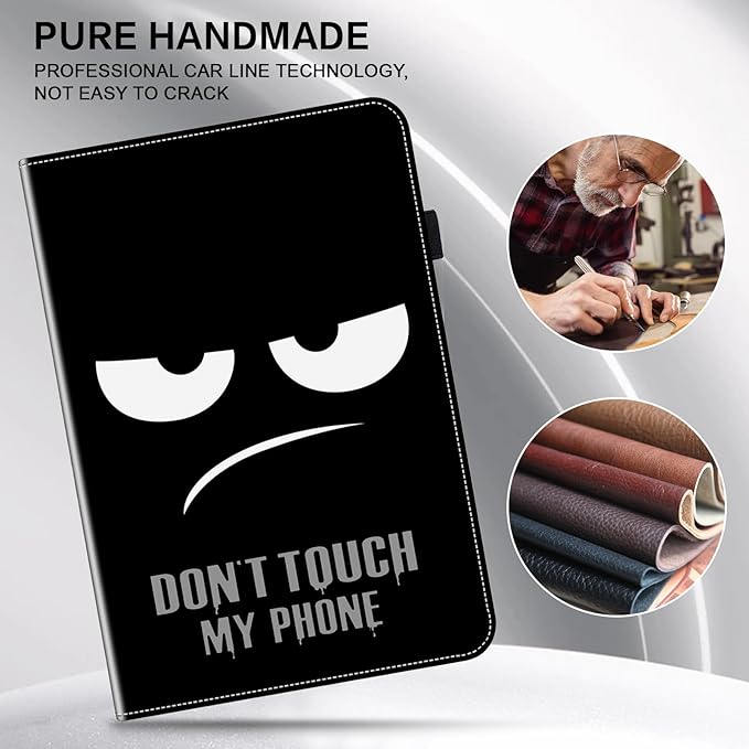 Case for Amazon Kindle Fire Max 11 Tablet (13th Generation 2023 Release) Stylus Holder Shockproof Wallet Leather Cover for Fire Max 11 Case Don't Touch