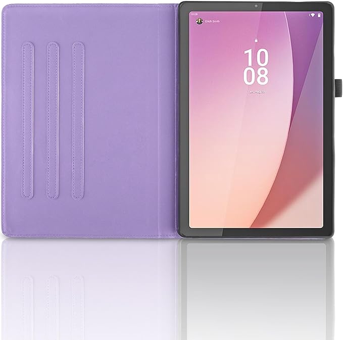 Tablet PC Bags Cases Sleeves Compatible With Lenovo Tab M9 9.0 Inch (Model: TB-310FU 2023 Released) Tablet Case 360 Degree Rotating Stand Foldable Tablet Case Tree Of Life Embossed Shell(Purple)