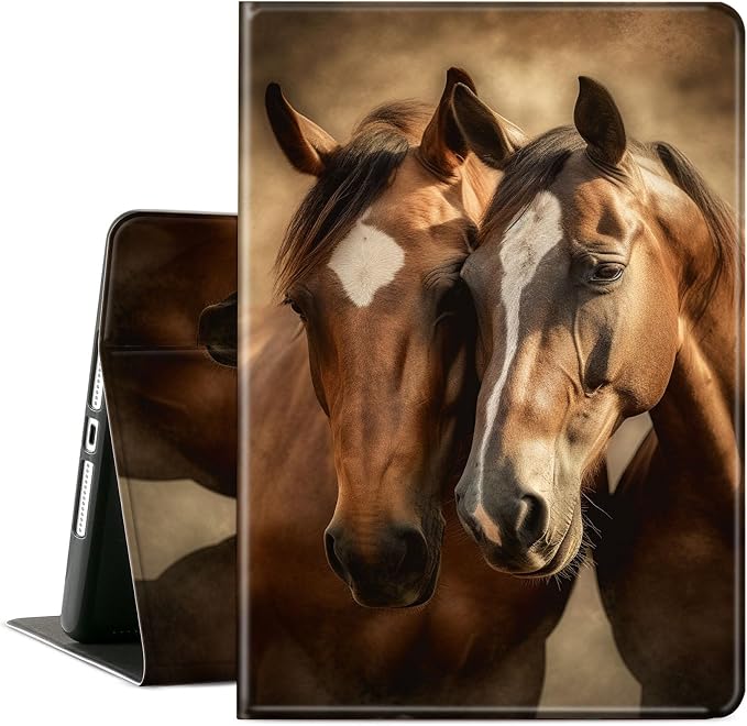 Brown Horse Couple