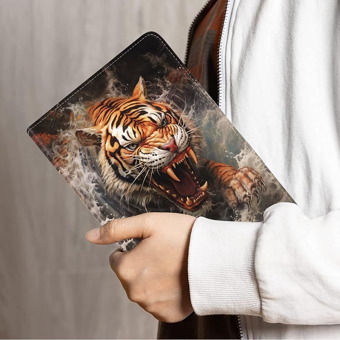 Abstract Paint Tiger Wave