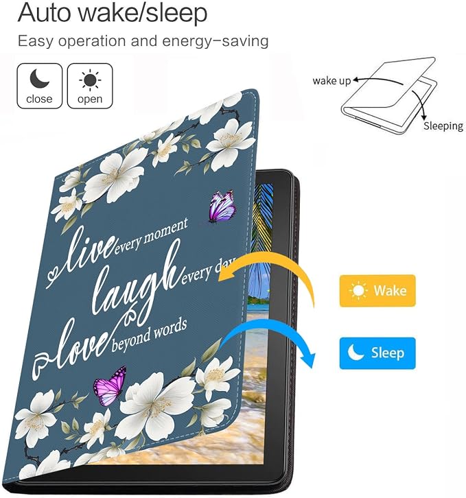 Floral Quote Live Laugh Love