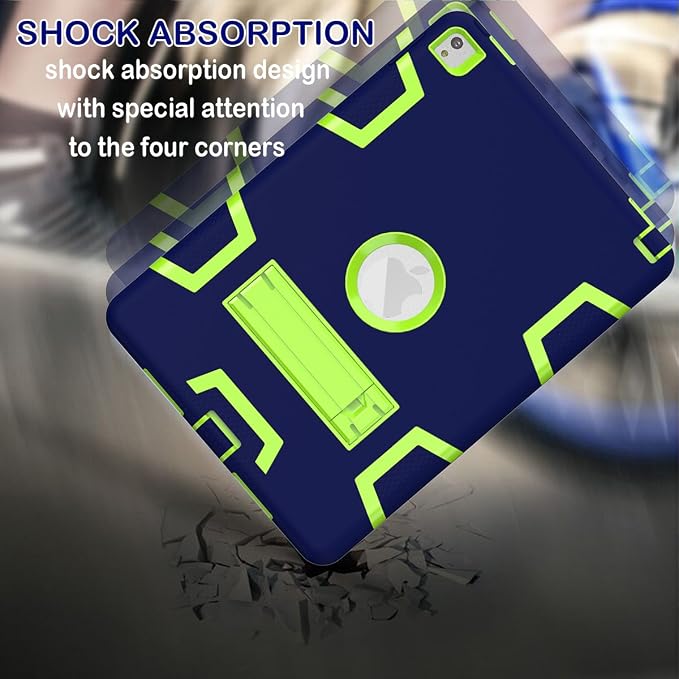 Dark blue/Fluorescent green