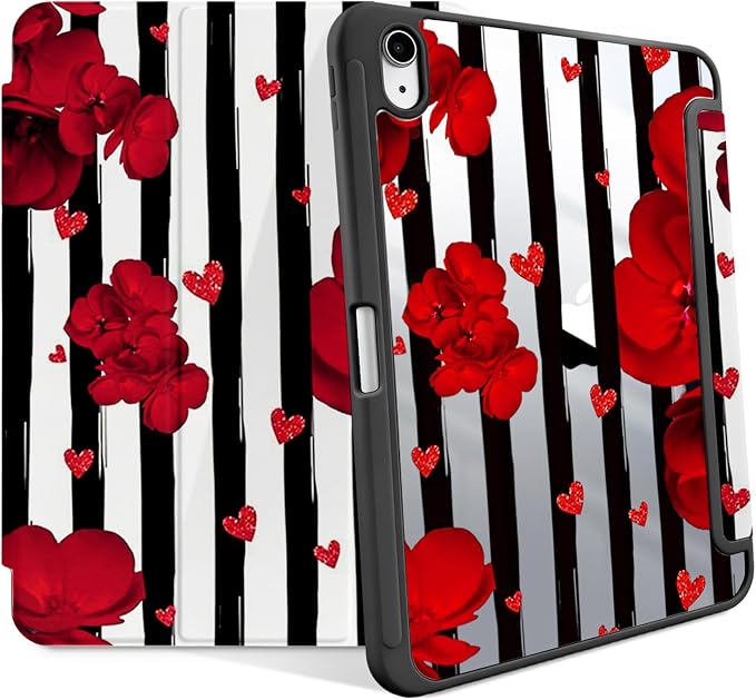 Retro Red Floral