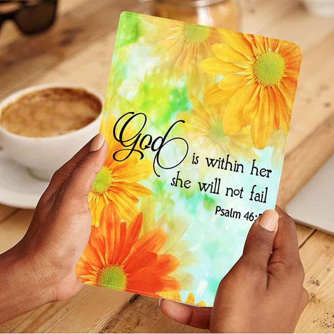 Floral Quote Bible Verses Psalm 46:5