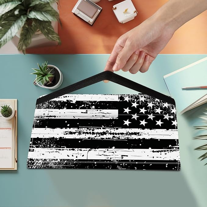 Case for Samsung Galaxy Tab A9 Plus/A9+ 5G 11 Inch 2023 Model (SM-X210/X216/X218)Card Slot PU Leather TPU Case Pen Holder Auto Wake SleepVintage American Flag