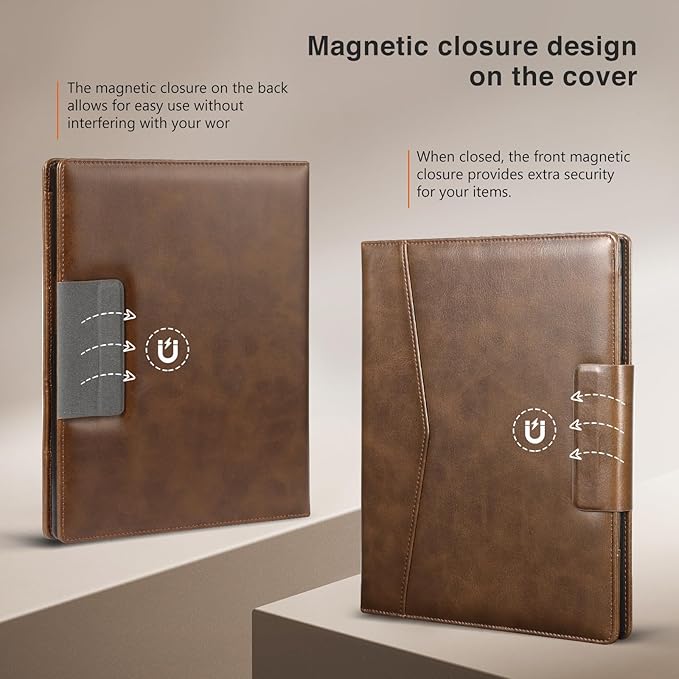 CoBak Premium PU Leather Case for 10.3 Remarkable 2 Tablet (2020) - Folder Design Slim Hard Shell with Pen Holder Brown Leather