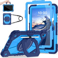 Case for Samsung Galaxy Tab A11+/A9+ Plus 11 Inch with Screen Protector/Rotating Stand/Pen HolderMilitary Grade Shockproof Cover for Galaxy Tab A11 Plus/A9 Plus Tablet CaseNavy Blue