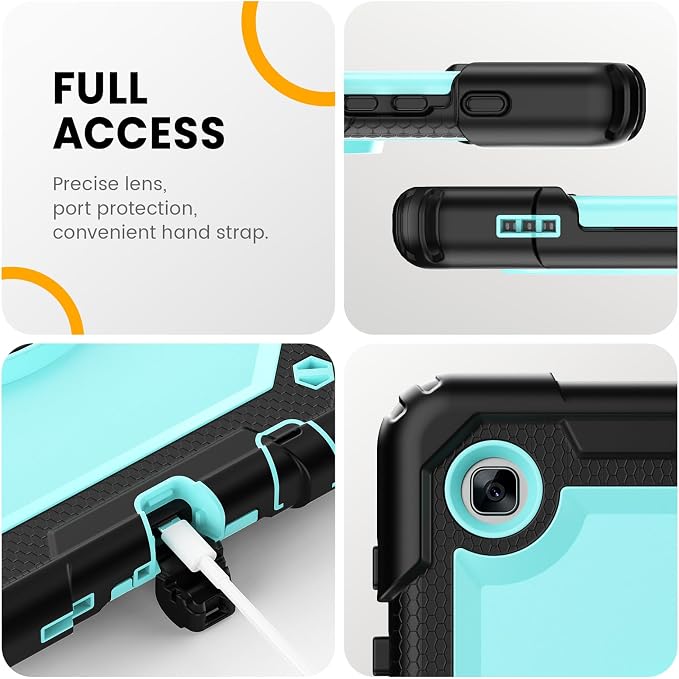 Black +Light Blue