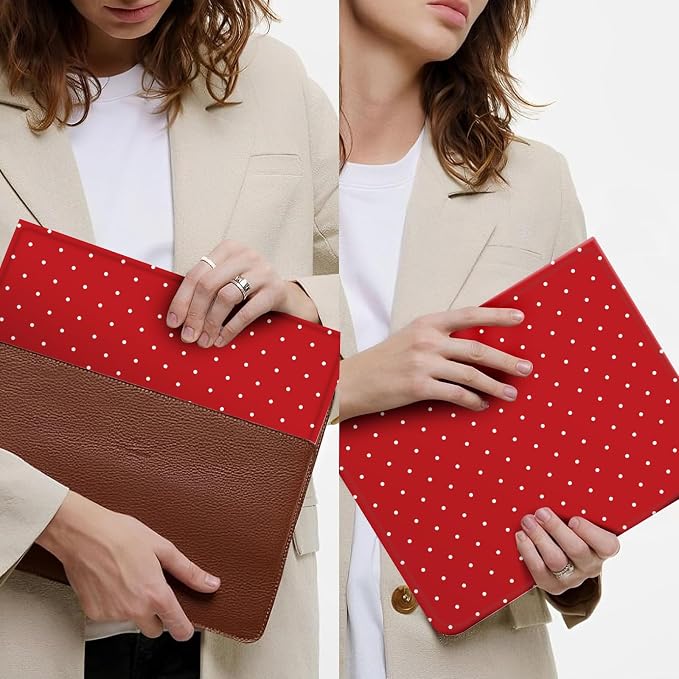 White Polka Dots Red
