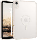BENTOBEN for iPad Mini7 (A17 Pro) Case iPad mini 7th /6th Generation Magnetic Case (2024/2021) Translucent Matte Back Shock and Drop Protection Cover for iPad mini7/Mini6 8.3 Off-White