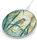 Birds and Tree Wireless Charger Fast Wireless Charging Pad with USB Cable 10W Anti-Slip Magnetic Wireless Charger Portable Slim Charger Puck Travel Charging Station