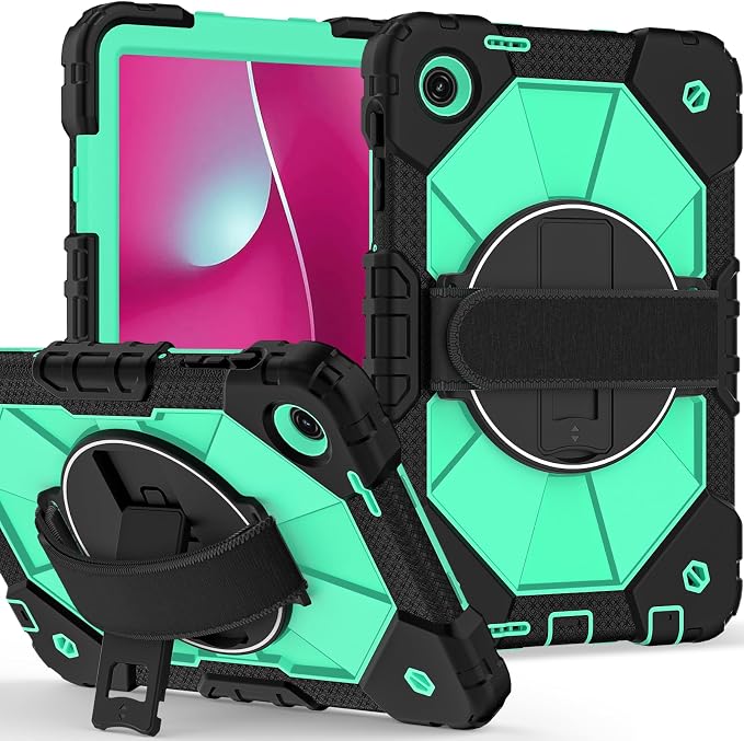 Black mint green