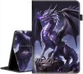 Case for All-New Amazon Fire HD 10 and 10 Plus Tablet (13th/11th Generation 2023/2021 Release) 10.1 - Slim Fit Standing Cover with Auto Sleep/WakePurple Dragon
