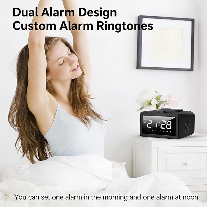 Multifunctional Alarm Clock S31 Black