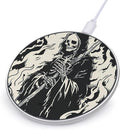 Grims Reapers Scythe Fast Portable Charger 10W Funny Graphic Phone Charging Pad with USB Cable
