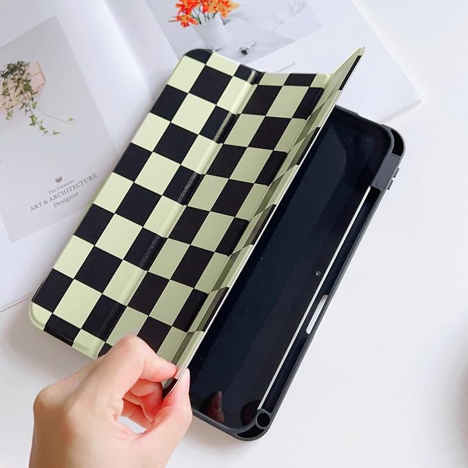 Black and green checkered