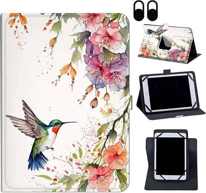 Hummingbird and Flowers
