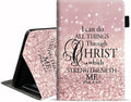 Case for All-New Kindle Fire HD 10/Fire HD 10 Plus Tablet 10.1 inch (11th Generation 2021 Released) - Glitter Quote Bible Verse Phil 4-13 Design Slim PU Leather Cover with Auto Sleep Wake