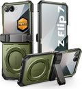 SUPCASE for Samsung Galaxy Z Flip 7 Case with Stand &amp Front Screen Protector (Unicorn Beetle Grip) [Support MagSafe] [Hinge Protection] Full Body Military-Grade Rugged Back Phone Cover Guldan