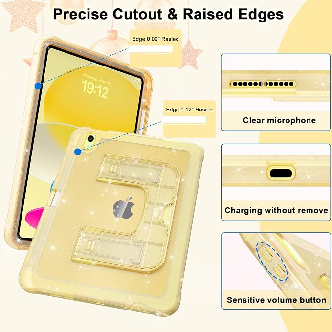 17 Yellow Glitter