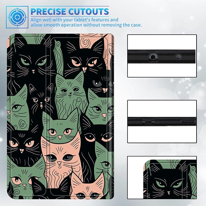 Black Green Cats
