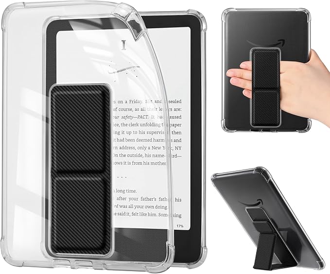 Clear with Carbon Stand