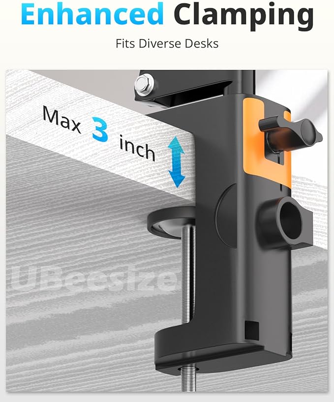 UBeesize Overhead Phone Mount Flexible Webcam Arm with Phone Holder and Ball Head Overhead Tripod for Phone Drawing Live Streaming Cooking Flat Photography