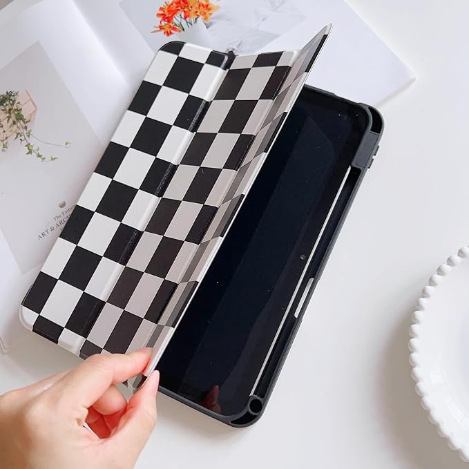 Black and white checkered