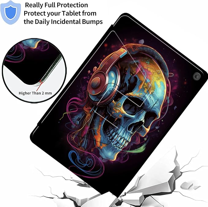 Skull with Headphones