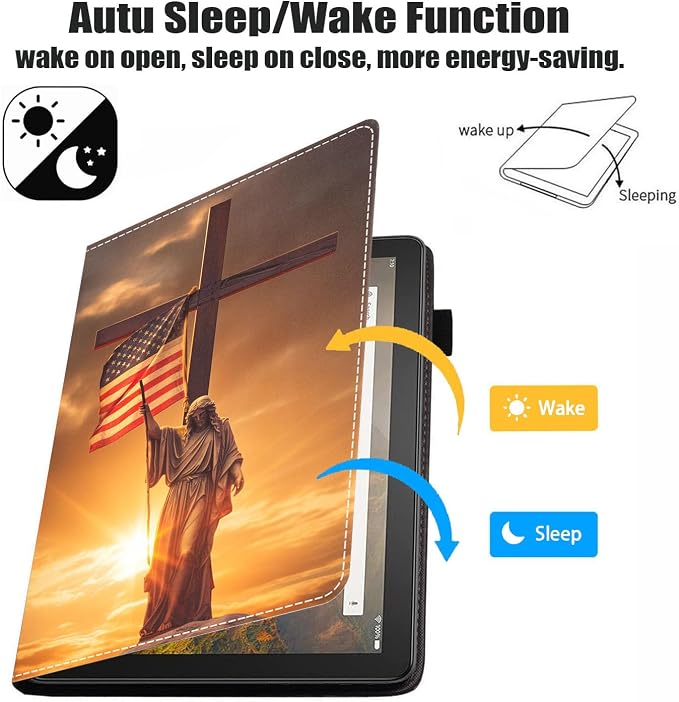 American Flag Cross Jesus