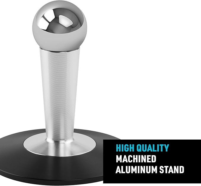 Nite Ize Steelie Pedestal Mount - Tabletop Stand Compatible with MagSafe iPhones &amp Tablets - Magnetic Desk Phone Mount - Phone Holder Accessories for Hands-Free Use &amp Adjustable Viewing