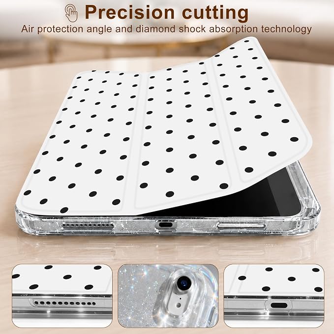 White Black dots