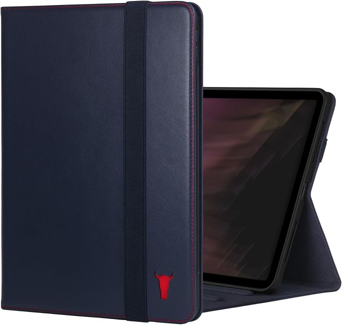 Navy Blue with Red Detail