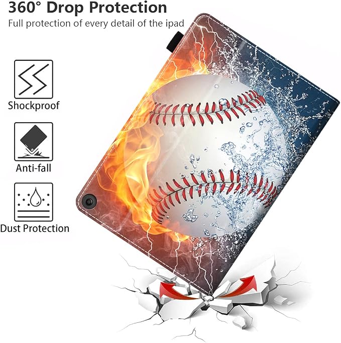 Burning Baseball Fire and Water