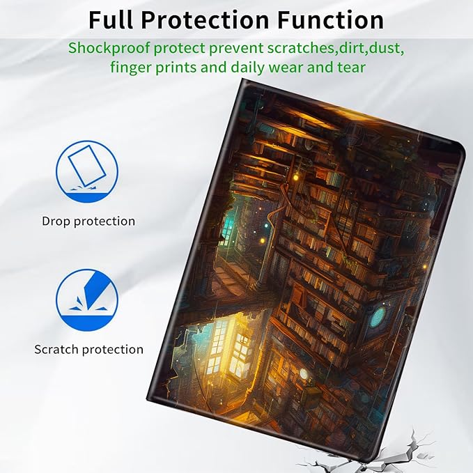 for Kindle Paperwhite Case 6 inch 10th Generation 2018 Lightweight Protective Smart Stand Cover with Auto Wake Sleep Case for Kindle Paperwhite E-Reader - Books