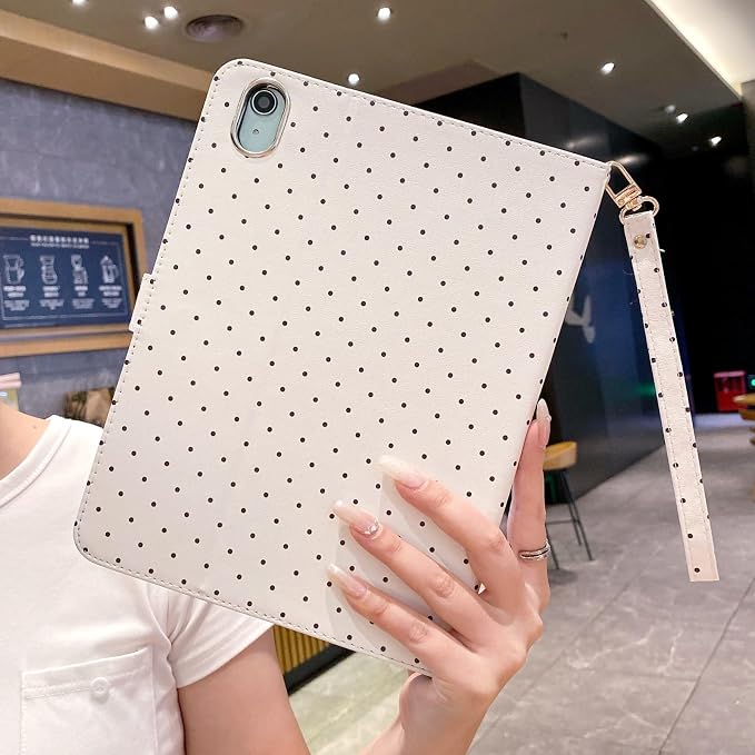 White Polka Dot