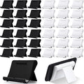 Wenqik 36 Pcs Cell Phone Stands Foldable Tablet Mobile Stand Adjustable Multi Angle Tablet Holder Compatible with Phone 15 14 13 12 11 Pro Xs Xs Max XR 8 (Black and White)