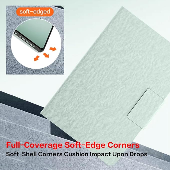for Huawei MatePad Mini 8.8 Inch Tablet Case Leather Cover with Auto Sleep/Wake Multi-Angle Stand Full Coverage Soft-Edge Protection Lightweight &amp Slim Shockproof Protective