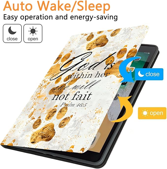 Golden Dog Paw Print Bible