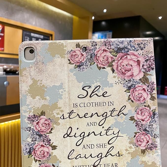 Bible Verses Proverbs 31:25,Pink Flower