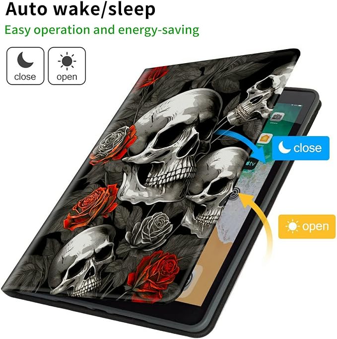Red Roses Skull