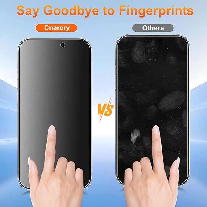 2 Pack matte privacy Screen Protector for iPhone 16