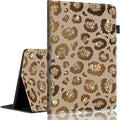 Case for Amazon Kindle Fire HD 8 Tablet 8(12th/10th Generation 2022/2020 Release) &amp HD 8 Plus TabletSlim Fit Foldable Standing Cover Case with Auto Sleep/WakeGolden Leopard Brown