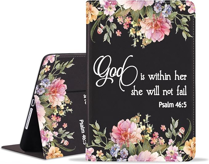 Floral Quote Bible Verse Psalm 46:5