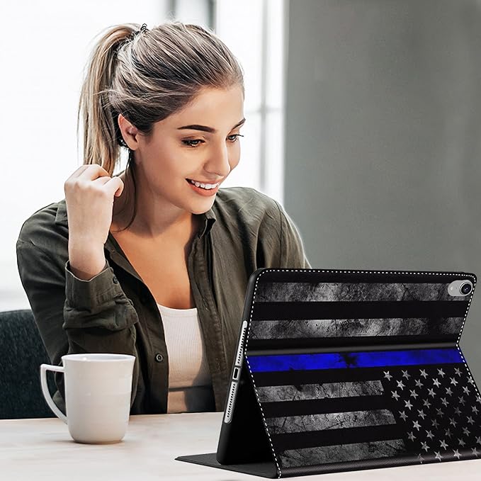 US Thin Blue Flag