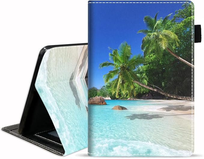Tropical Paradise Beach and Palm Trees