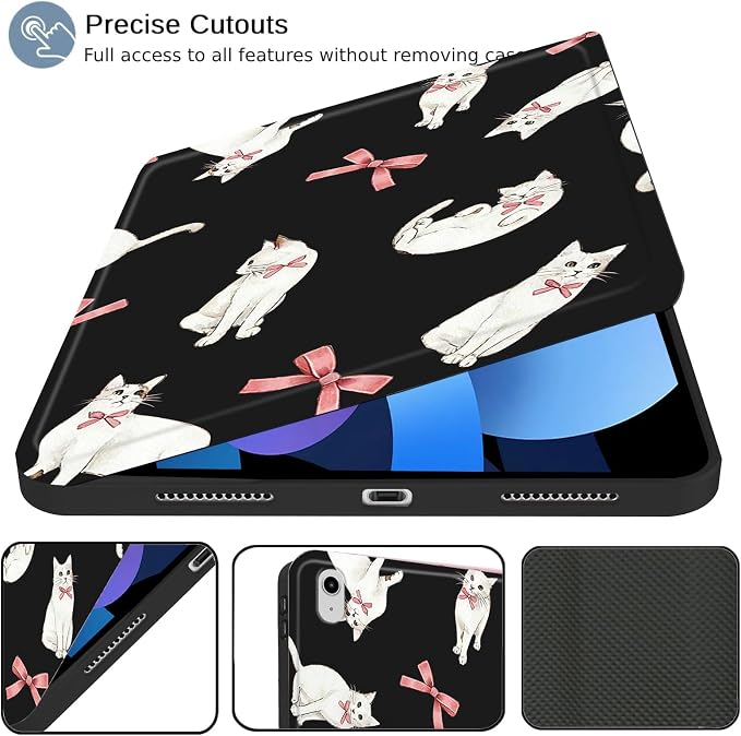 Black- White Cat Bow Tie