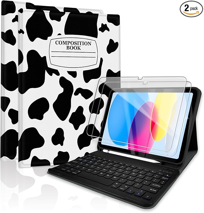 Notebook Cow Black