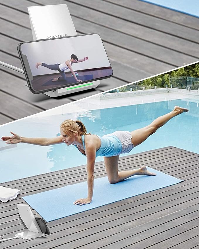 NANAMI Fast Wireless Charger Charging Stand[with 20W PD Charger] 7.5W for iPhone 17/17 Pro/17 Pro Max/16/15/14/13/12 10W Phone Charger Dock for Samsung Galaxy S26/S26+/S25/S25+/S25 ultra/S24/S23