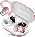 sprtoybat Wireless Earbuds 2026 New Bluetooth 5.4 Headphones Sport Earphones with 68Hrs Playtime LED Display ENC Noise Cancelling Mic IPX7 Waterproof Over Ear Ear Buds with Hook for Sports/Running